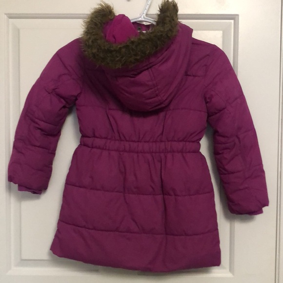Girls purple zip up jacket. - Picture 2 of 3